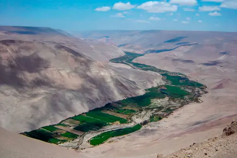 Río Camarones, Región de Arica y Parinacota